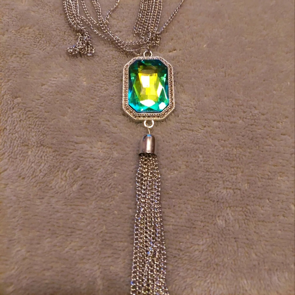 3PCS Green Set: Necklace, Bracelet & Earrings *New* - Picture 7 of 17